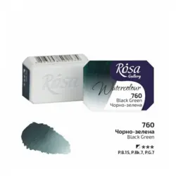 Akvarelové barvy Rosa 2,5ml 760 black green